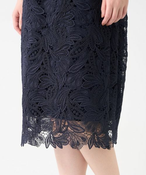 LANVIN COLLECTION / ランバン コレクション ドレス | エンブロイダリーフェザーレースワンピース | 詳細6