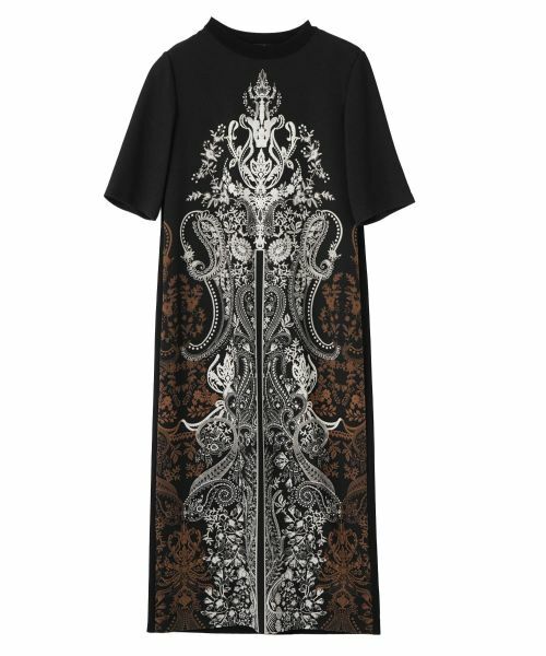 ランバン LANVIN♡ノースリーブチュールドレス(36 S)ベージュ　ブラック セール】ランバン コレクション LANVIN COLLECTION ブラック