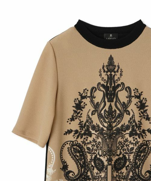 LANVIN COLLECTION / ランバン コレクション ドレス | フラワーペイズリーパネルプリントドレス | 詳細8