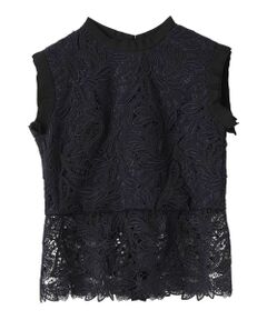【美品】LANVIN ランバンコレクション ブラウス パフスリーブ シルク スリットスリーブカットソー | LANVIN COLLECTION (Women