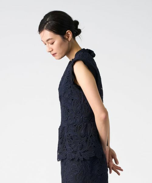 LANVIN COLLECTION / ランバン コレクション シャツ・ブラウス | エンブロイダリーフェザーレースブラウス | 詳細2