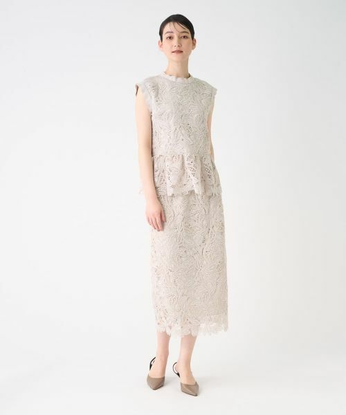 LANVIN COLLECTION / ランバン コレクション シャツ・ブラウス | エンブロイダリーフェザーレースブラウス | 詳細8