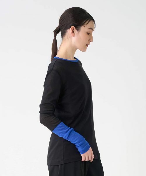 LANVIN COLLECTION / ランバン コレクション カットソー | フライスロングスリーブカットソー | 詳細4
