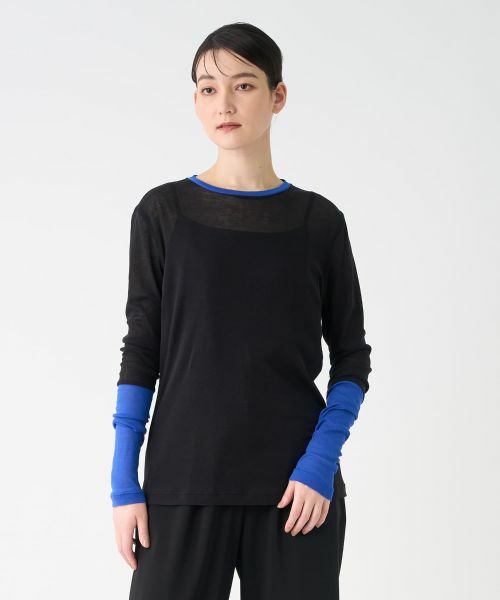 LANVIN COLLECTION / ランバン コレクション カットソー | フライスロングスリーブカットソー | 詳細5