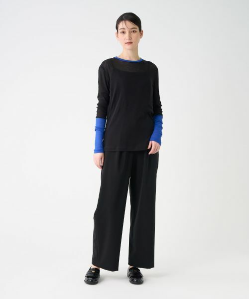 LANVIN COLLECTION / ランバン コレクション カットソー | フライスロングスリーブカットソー | 詳細6