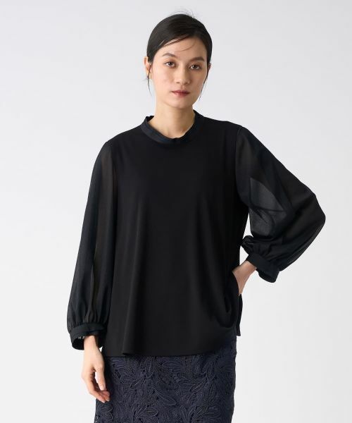 LANVIN COLLECTION / ランバン コレクション カットソー | スリットスリーブカットソー | 詳細12