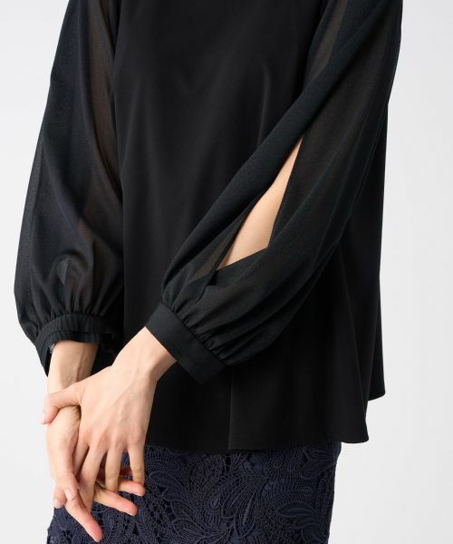 LANVIN COLLECTION / ランバン コレクション カットソー | スリットスリーブカットソー | 詳細14