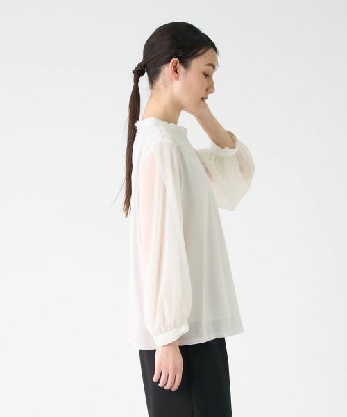 LANVIN COLLECTION / ランバン コレクション カットソー | スリットスリーブカットソー | 詳細4