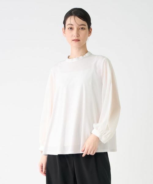 LANVIN COLLECTION / ランバン コレクション カットソー | スリットスリーブカットソー | 詳細5