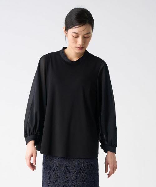 LANVIN COLLECTION / ランバン コレクション カットソー | スリットスリーブカットソー | 詳細8