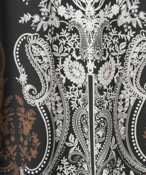 LANVIN COLLECTION / ランバン コレクション カットソー | フラワーペイズリーパネルプリントカットソー | 詳細10