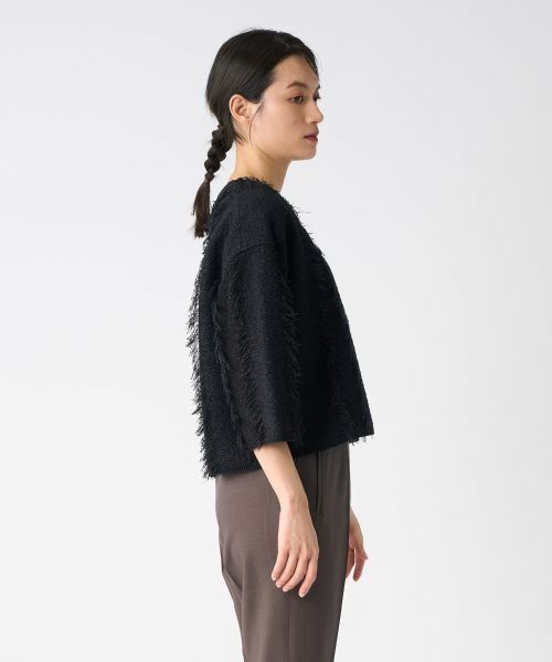 LANVIN COLLECTION / ランバン コレクション ニット・セーター | フリンジニットトップス | 詳細10
