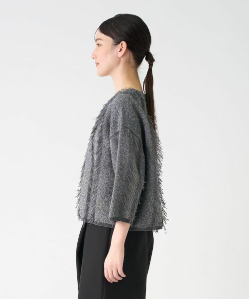 LANVIN COLLECTION / ランバン コレクション ニット・セーター | フリンジニットトップス | 詳細2