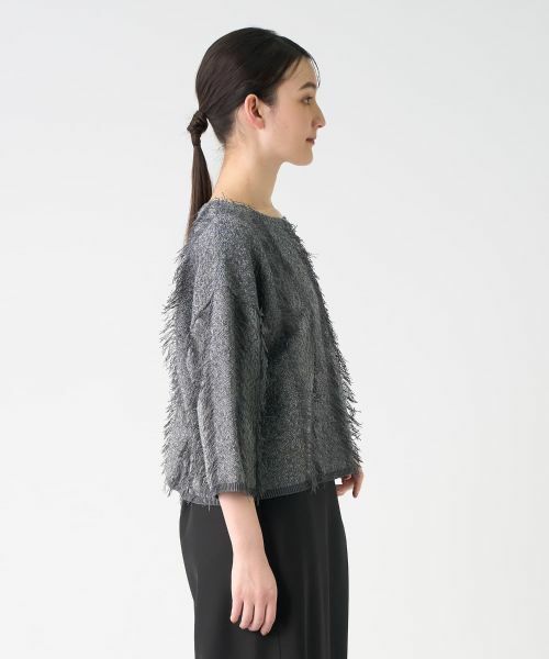 LANVIN COLLECTION / ランバン コレクション ニット・セーター | フリンジニットトップス | 詳細4