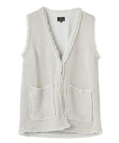 LANVIN COLLECTION / ランバン コレクション ニット・セーター | フリンジニットジレ