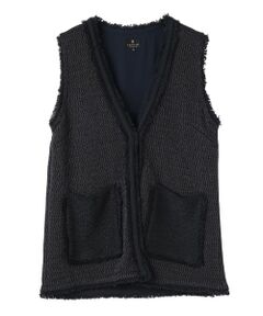 LANVIN COLLECTION / ランバン コレクション ニット・セーター | フリンジニットジレ