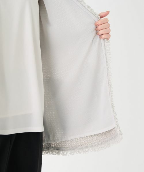 LANVIN COLLECTION / ランバン コレクション ニット・セーター | フリンジニットジレ | 詳細15