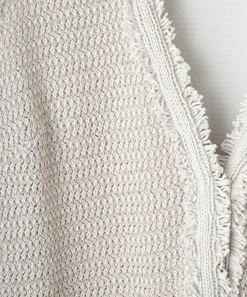 LANVIN COLLECTION / ランバン コレクション ニット・セーター | フリンジニットジレ | 詳細19
