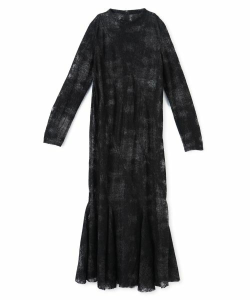 LANVIN COLLECTION / ランバン コレクション ドレス | ウールジャカードワンピース(ブラック)