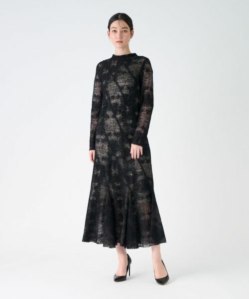 LANVIN COLLECTION / ランバン コレクション ドレス | ウールジャカードワンピース | 詳細4