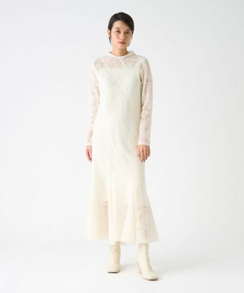 LANVIN COLLECTION / ランバン コレクション ドレス | ウールジャカードワンピース | 詳細7