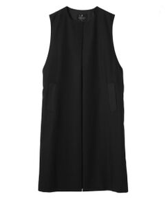 LANVIN COLLECTION / ランバン コレクション テーラードジャケット | バックサテンロングジレ