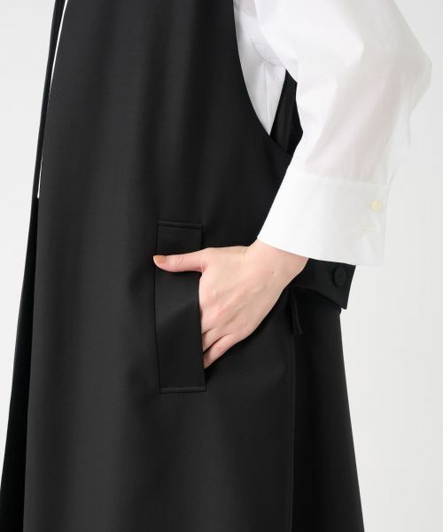 LANVIN COLLECTION / ランバン コレクション テーラードジャケット | バックサテンロングジレ | 詳細5