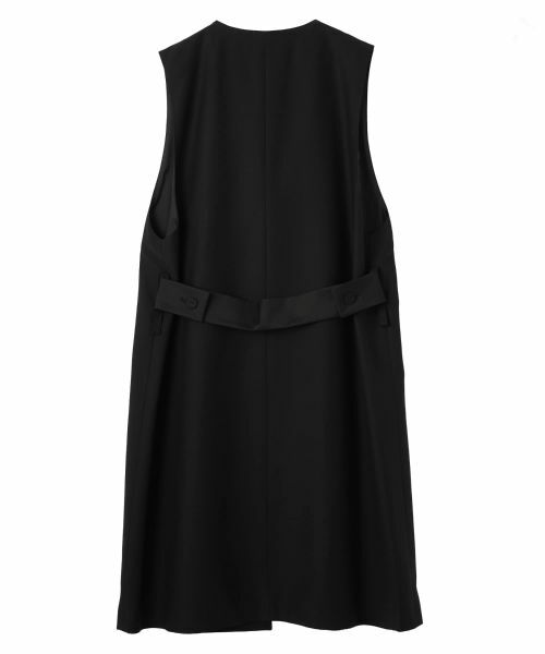 LANVIN COLLECTION / ランバン コレクション テーラードジャケット | バックサテンロングジレ | 詳細8