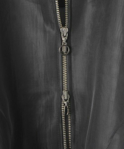 LANVIN COLLECTION / ランバン コレクション テーラードジャケット | シアーダンボールニットブルゾン | 詳細3