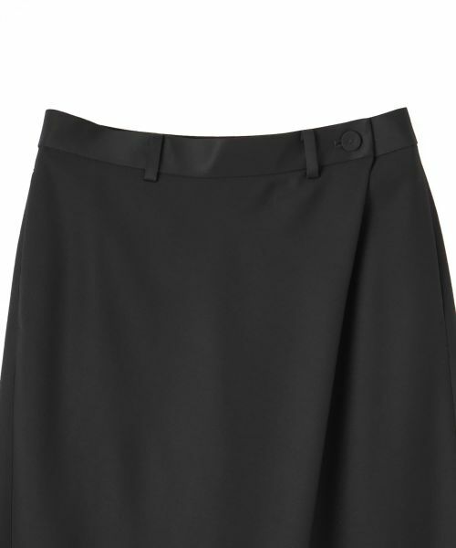 LANVIN COLLECTION / ランバン コレクション その他パンツ | バックサテンラップパンツ | 詳細8