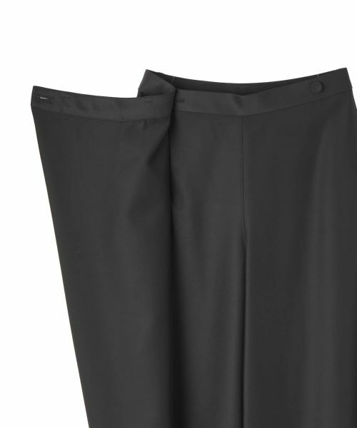 LANVIN COLLECTION / ランバン コレクション その他パンツ | バックサテンラップパンツ | 詳細9