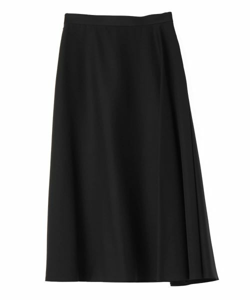 LANVIN COLLECTION / ランバン コレクション ロング・マキシ丈スカート | バックサテンアシンメトリーフレアスカート | 詳細7