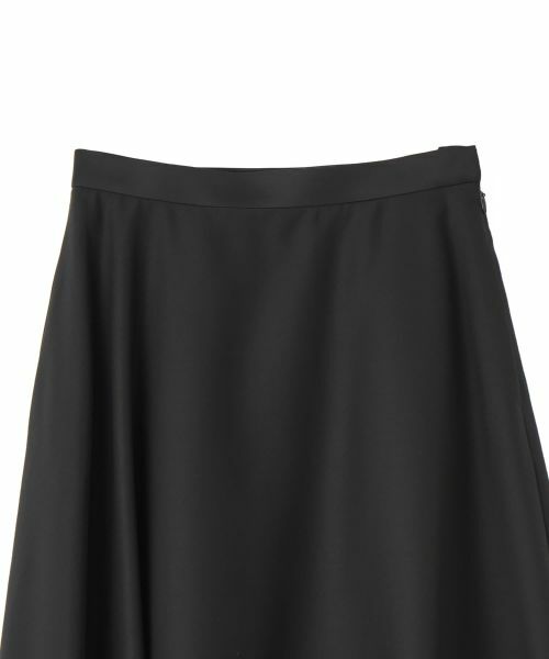 LANVIN COLLECTION / ランバン コレクション ロング・マキシ丈スカート | バックサテンアシンメトリーフレアスカート | 詳細8