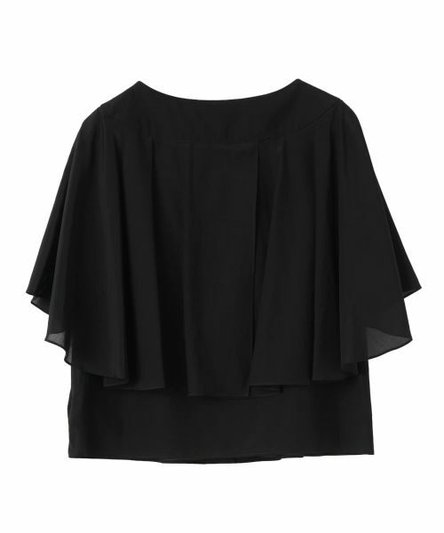 LANVIN COLLECTION / ランバン コレクション シャツ・ブラウス | ケープデザインブラウス | 詳細1