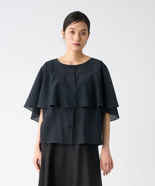 LANVIN COLLECTION / ランバン コレクション シャツ・ブラウス | ケープデザインブラウス | 詳細2