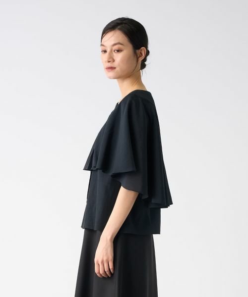 LANVIN COLLECTION / ランバン コレクション シャツ・ブラウス | ケープデザインブラウス | 詳細3