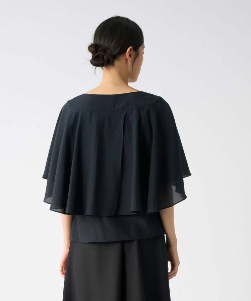 LANVIN COLLECTION / ランバン コレクション シャツ・ブラウス | ケープデザインブラウス | 詳細4