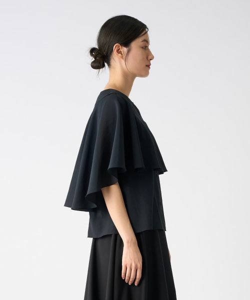 LANVIN COLLECTION / ランバン コレクション シャツ・ブラウス | ケープデザインブラウス | 詳細5