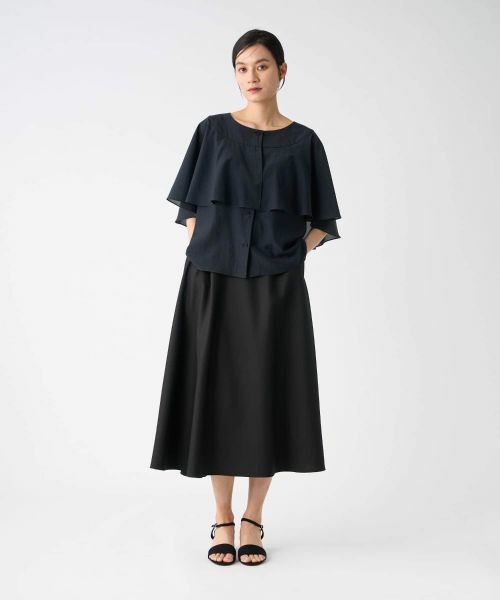 LANVIN COLLECTION / ランバン コレクション シャツ・ブラウス | ケープデザインブラウス | 詳細7