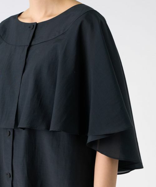 LANVIN COLLECTION / ランバン コレクション シャツ・ブラウス | ケープデザインブラウス | 詳細8