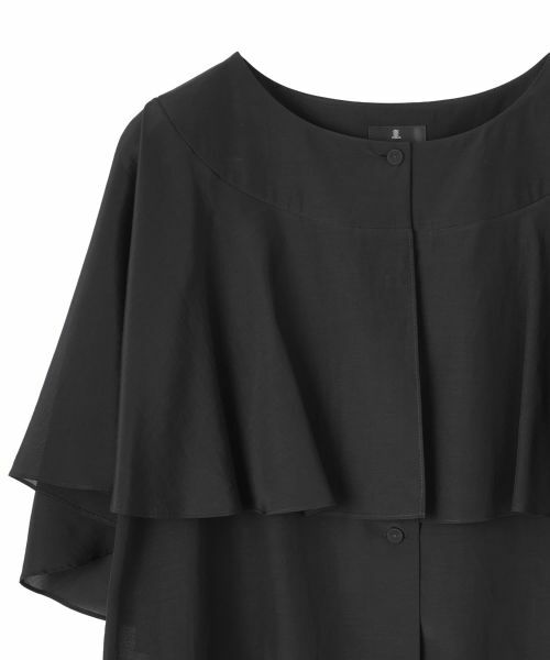 LANVIN COLLECTION / ランバン コレクション シャツ・ブラウス | ケープデザインブラウス | 詳細9