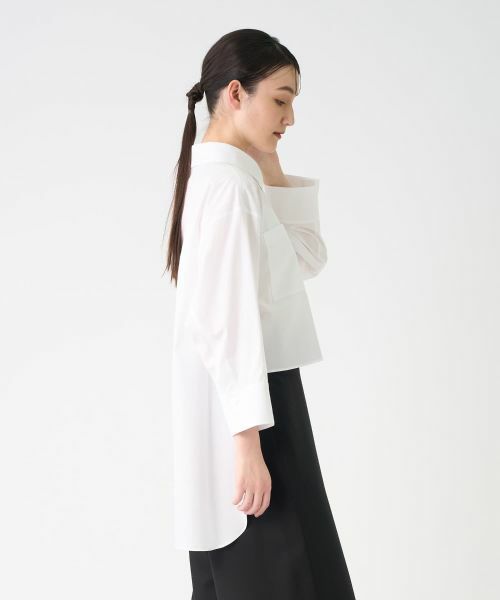 LANVIN COLLECTION / ランバン コレクション シャツ・ブラウス | テールコートデザインシャツ | 詳細4