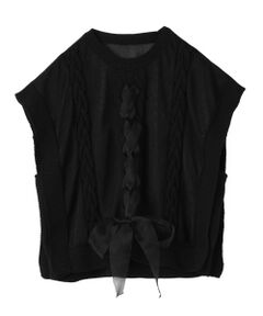 LANVIN COLLECTION / ランバン コレクション カットソー | ニットドッキングオーガンジーカットソー