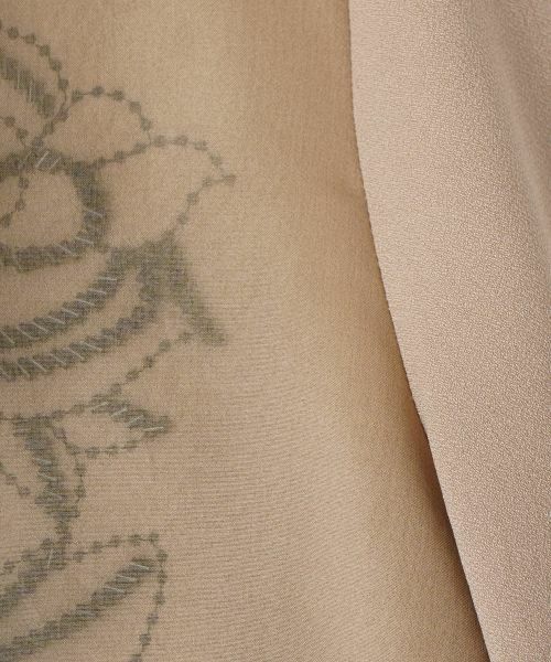 LANVIN COLLECTION / ランバン コレクション テーラードジャケット | ストレッチバックサテンローズ刺繍ジャケット | 詳細5