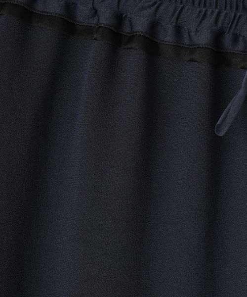 LANVIN COLLECTION / ランバン コレクション その他パンツ | ストレッチバックサテンワイドパンツ | 詳細3