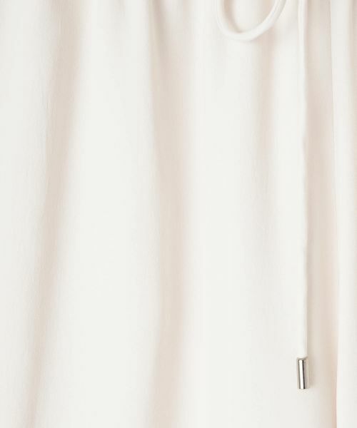 LANVIN COLLECTION / ランバン コレクション その他パンツ | ストレッチバックサテンワイドパンツ | 詳細4