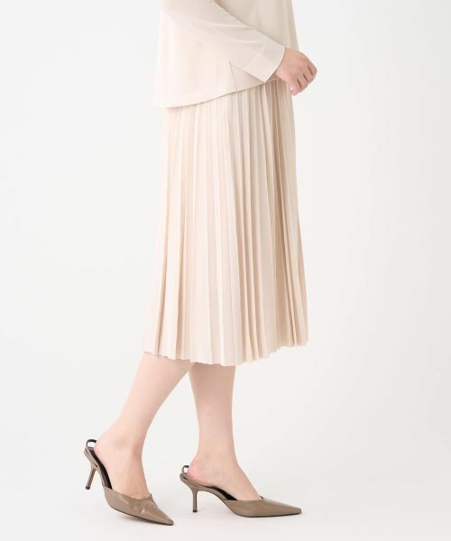 LANVIN COLLECTION / ランバン コレクション ロング・マキシ丈スカート | アコーディオンプリーツニットスカート | 詳細4