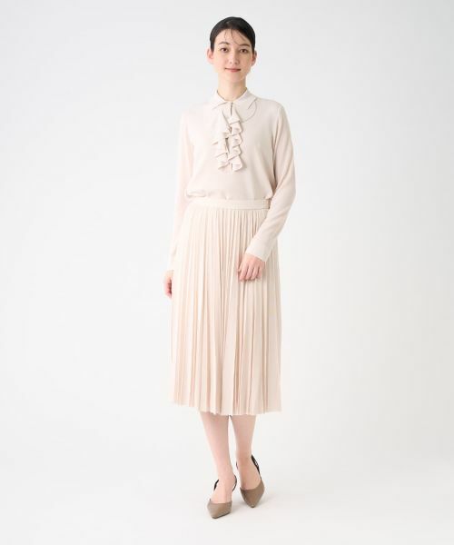 LANVIN COLLECTION / ランバン コレクション ロング・マキシ丈スカート | アコーディオンプリーツニットスカート | 詳細6