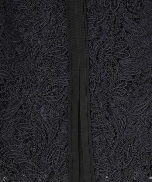 LANVIN COLLECTION / ランバン コレクション ロング・マキシ丈スカート | エンブロイダリーフェザーレーススカート | 詳細4