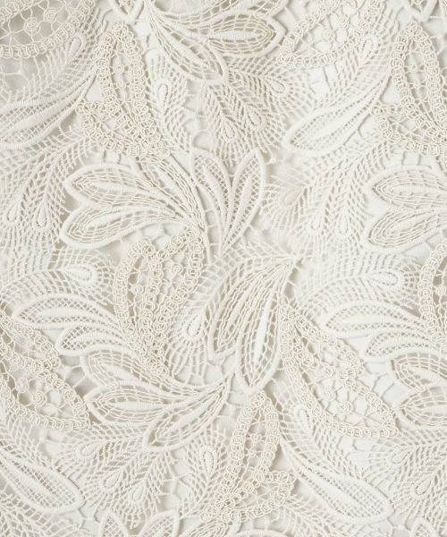 LANVIN COLLECTION / ランバン コレクション ロング・マキシ丈スカート | エンブロイダリーフェザーレーススカート | 詳細7